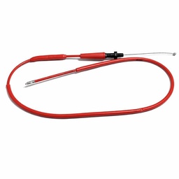 [M-0064] Cable Acelerador 1/4 Universal Rojo Yamaha Dtk Dte Calimatic Rx100 Rx115 Rx125 Rx135 Suzuki Ts125 Ts185 Ax100 Dr200 Honda Tornado Xr250 Ktm Nibbi
