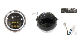 [M-0123] Faro Led Delantero Universal Adaptable Yamaha Dte Calimatic Rx100 Rx115 Rx125 Rx135 Suzuki Ts125 Ts185 Moto China