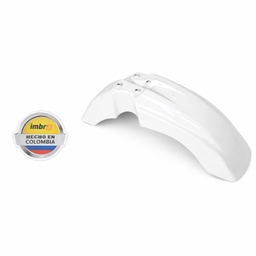 [M-0215] Guardafango Delanteros 4H Blancos Yamaha Dtk125 Dtk175 Dt200 Imbra
