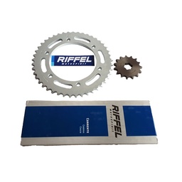 [M-0327] Catalina Cadena Piñon Suzuki Ts125Cr 45T 15T Riffel
