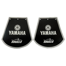 [M-0345] Caucho Guardafango Cubre Lodo Logo Yamaha Dte Calimatic Trail Rx100 Rx115 Rx125 Rx135