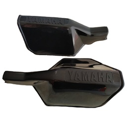 [M-0385] Cubre Manos Corto Universal Negro Logo Yamaha Dtk Dte Calimatic Trail