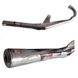 [M-0437] Escape Yamaha Rx100 Rx115 Rx125 Rx135 Escorpion Cromado Calcomania