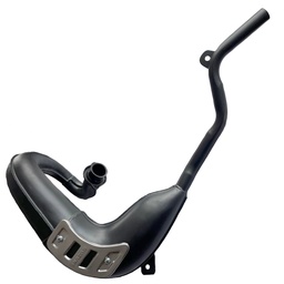 [M-0495] Escape Suzuki Ts125 Negro Tipo Original