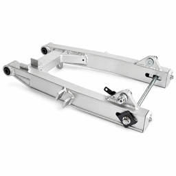 [M-0545] Tijera Suzuki Ax100 Aluminio Natural Racing