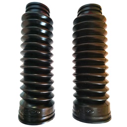 [M-0557] Fuelle Caucho De Barras Corto Suzuki Gn125 Ax4 Ax100 Yamaha Rx100 Rx115 Rx125 Rx135 Yb125 Bajaj Negro