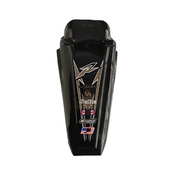 [M-0587] Guardafango Posterior Yz Universal Negro Yamaha Dtk Dt200 Suzuki Ts185 Ts125 Dr200 Honda Xl200 Xr250 Tornado