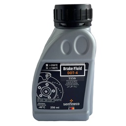[M-0601] Liquido Freno Dot 4 250 Ml Senfineco Alemania Honda Crf230 Xr250 XR150 Tornado Bross Suzuki Ax100 Gn125 Ts125 Dr200 Gs125 Ax4 Yamaha Dte Calimatic Trail Rx100 Rx115 Rx135 Dtk Xtz Yb125 Ybr125 Fz16 Axxo Daytona Dukare Igm Loncin Motoruno Ranger Shineray Shm Sukida Thunder Tuko Tundra Z1