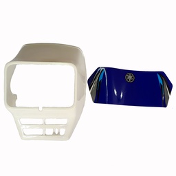 [M-0742] Mascarilla Delanteras Yamaha Dtk Blanco
