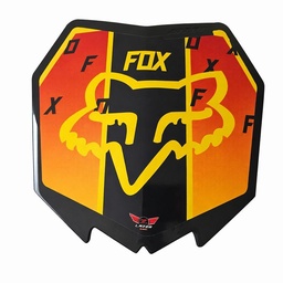 [M-0919] Porta Numero Plastico Universal Yz Xtreme Lazer Negro Yamaha Dtk125 Dtk175 Dte Calimatic Xtz125 Suzuki Ts125 Ts185 Dr200