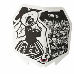 [M-0920] Porta Numero Plastico Universal Yz Xtreme Lazer Blanco Yamaha Dtk125 Dtk175 Dte Calimatic Xtz125 Suzuki Ts125 Ts185 Dr200