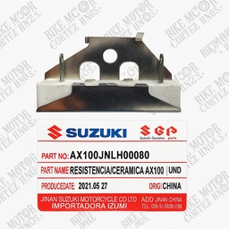 [M-0967] Resistencia Suzuki Ax100 Jnlh00080