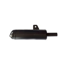 [M-1031] Silenciador Suzuki Ts185 Tipo Original Negro