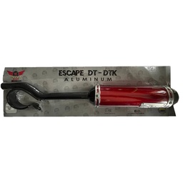 [M-1036] Silenciador Yamaha Dtk125 Dtk175 Rojo