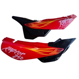 [M-1086] Tapa Laterales Raptor 250 Rojo