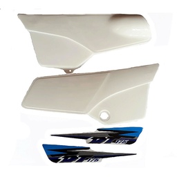 [M-1098] Tapa Laterales Yamaha Dtk Blanco Tp