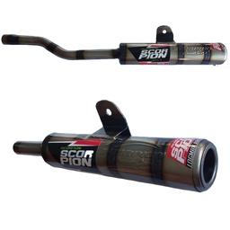 [M-1306] Silenciador Yamaha Dtk Quemado Escorpion Calcomania