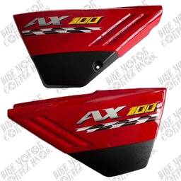 [M-1498] Tapa Lateral Suzuki Ax100 Rojo