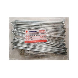 [M-1514] Rayos 8Gx172 Suzuki Ax100 36Pcs Rueda Delantera Jnlh00132
