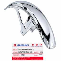 [M-1523] Guardafango Delantero Suzuki Ax100 53109H234460H000 Jnlh00077