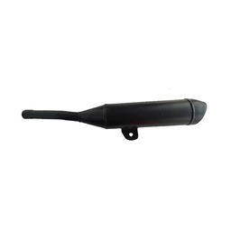 [M-1622] Silenciador Suzuki Ts125 Tipo Original Negro