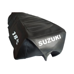 [M-1680] Forro Montura Suzuki Ts185 Estampado 185 Negro