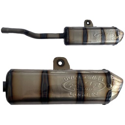 [M-1793] Silenciador Yamaha Dtk Quemado Fmf