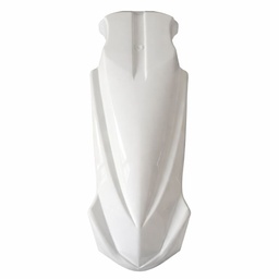 [M-1935] Guardafango Delantero Enduro Blanco Universal Lazer Yz Xtreme Adapatable Yamaha Dt200 Suzuki Ts185 Ts125 Dr200 Honda Xl200 Xr250 Tornado
