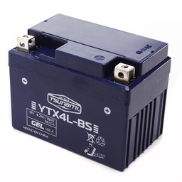 [M-1954] Bateria Ytx4L-Bs De Gel Suzuki Ts185 Ts125 Axxo Mx4250(21-22) Bajaj P100(17-19) P100Es(20-23) Honda Crf230F(03-12) Dio(17-22) Dreamneo(16-22) Navi(17-22) Wave(09) Husqvarna Fc250(18-23) Ktm 300Excsixdays(18-21)(23)