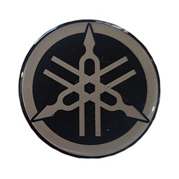 [M-1985] Calcomania Sello Resina Yamaha Grande Dte Calimatic Trail Rx100 Rx115 Rx125 Rx135 Rs100 Dtk Xtz Yb125 5Vl 5Cm Gris