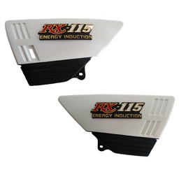 [M-2063] Tapa Laterales Yamaha Rx115 Con Emblema Blanco