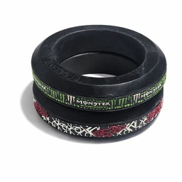 [M-2171] Caucho Sliders Mofle Escape Yamaha V80 Rx100 Rx115 Crypton 115 Libero 110 Con Bnada De Lujo Faxtory