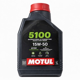 [M-2304] Aceite Motul 5100 Sae 15w50 1Litro Yamaha Dte Calimatic Trail Dtk125 Dtk175 Rx100 Rx115 Rx125 Rx135 Suzuki Ax100 Ts125 Ts185