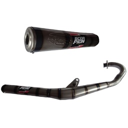 [M-2317] Escape Suzuki Ax100 Escorpion Quemado