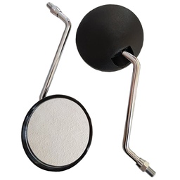 [M-2351] Espejo Retrovisor Yamaha Dtk Rx100 Rx115 Rx125 Rx135 Dte Calimatic Trail 10Mm Redondo