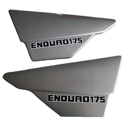 [M-2380] Tapa Laterales Yamaha Dte Calimatic Gris Sin Seguro Tapa Tp