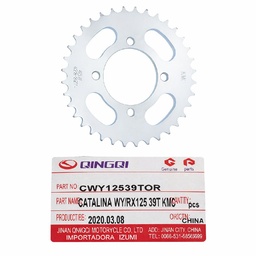 [M-2420] Catalina Yamaha Rx100 Rx125 Crypton Ybr125 Wy125 Xy150 428 39 Dientes Kmc