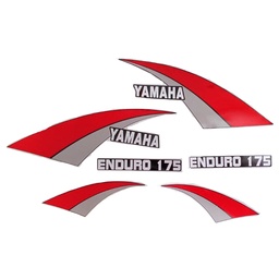 [M-2513] Calcomania Completa Yamaha Dte Calimatic Enduro 175 Rapid Col