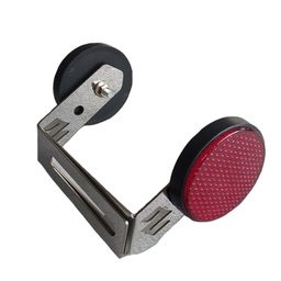 [M-2575] Porta Reflectivo Placa Con Logo Suzuki Ax100 Gn125 Ts185 Ts125