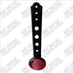 [M-2608] Brazo Cola Porta Placa Yamaha Dtk Con Reflectivo Rojo