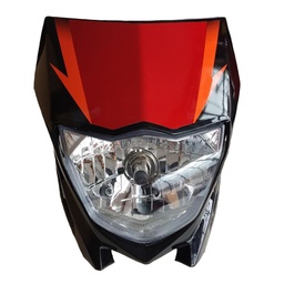 [M-2623] Faro Mascarilla Completo Negro Yamaha Xtz125
