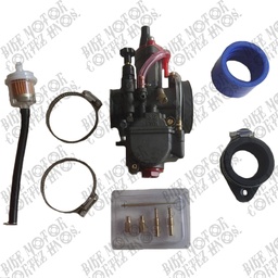 [M-2661] Carburador Racing Cortina Plana Modificado Pwk32 Rcp Yamaha Dtk Dte Calimatic Trail Dtt Suzuki Ax100 Ts125 Ts185 058