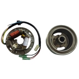 [M-2735] Magneto Platinera Completo Yamaha Dtk Modelo Viejo 6V