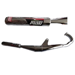 [M-2817] Escape Yamaha Rx100 Rx115 Rx125 Rx135 Silenciador Modelo Nuevo Cromado