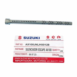 [M-3010] Silenciador Tabaco Mofle Suzuki Ax100 Jnlh00128 Genuino