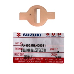 [M-3033] Guia Bomba Aceite Suzuki Ax100 Ts125 Ts185 Jnlh00081