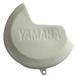 [M-3120] Protector Tapa Embrague Clutch Yamaha Dtk Blanco