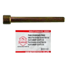 [M-3298] Pasador Mordaza Freno Suzuki Ts125 Kdx125 Klr150 Yamaha Xtz125 Kanuni