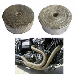 [M-3421] Fibra Cinta Anticalorica Termica Escape Yamaha Dtk125 Dtk175 Trail Dte Rx100 Rx115 Rx125 Rx135 Calimatic Suzuki Ax100 Ts125 Ts185 Dr200 Honda Xl200 Tornado Xr250 Motor Uno Sukida Tuko