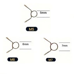 [M-3523] Clip Abrazadera Seguro Manguera Combustible 6 5 Mm Yamaha Dtk125 Dtk175 Calimatic Dte Trail Rx100 Rx115 Rx125 Rx135 Suzuki Ts125 Ts185 Ax100 Gixxer Dr200 Honda Tornado Xr250